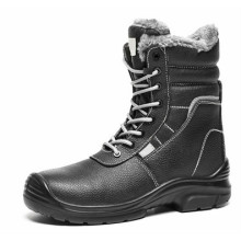 High quality embossed cow leather Safety boots  with steel toe